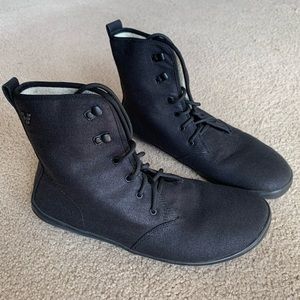 VIVOBAREFOOT GOBI HI 2.0 ECO CANVAS BLACK BOOTS 43